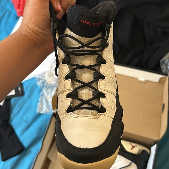 Air Jordan Retro 9 BG size 6.5 space jam - Picture 2 of 3